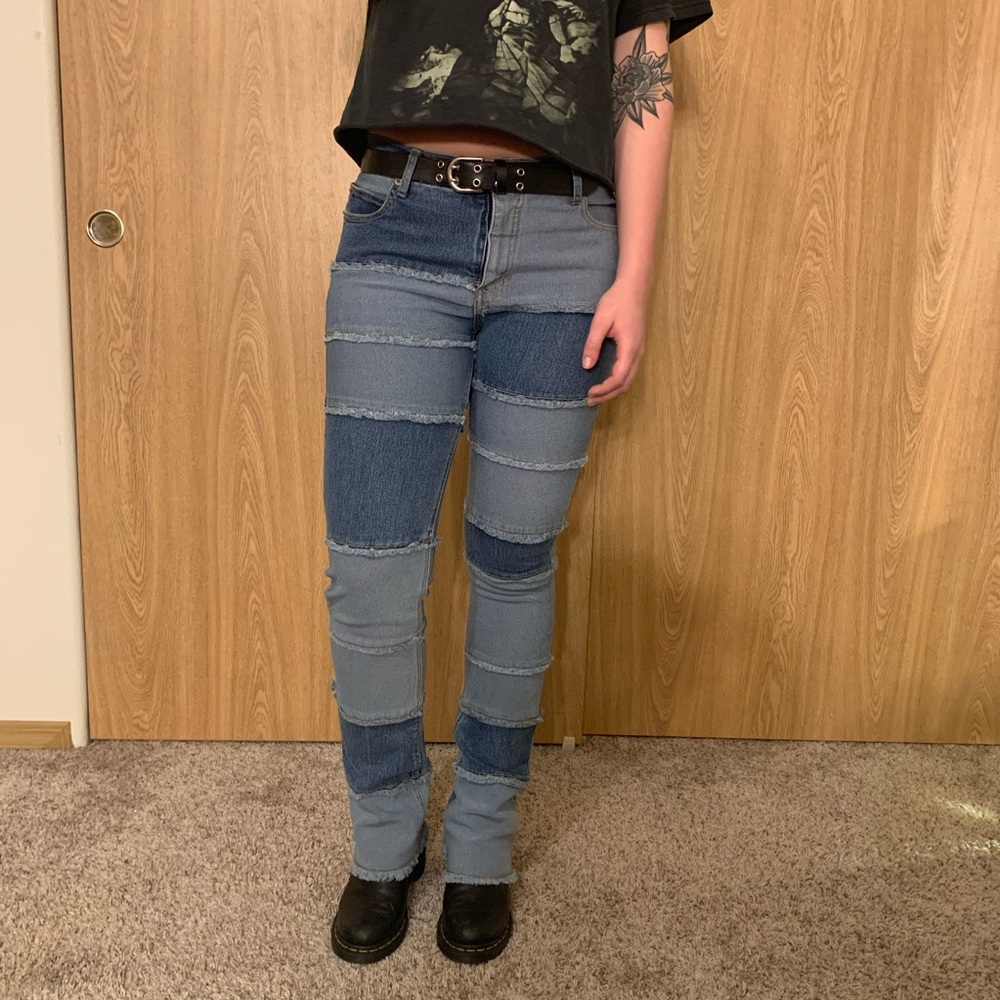 Vintage Patchwork Jeans